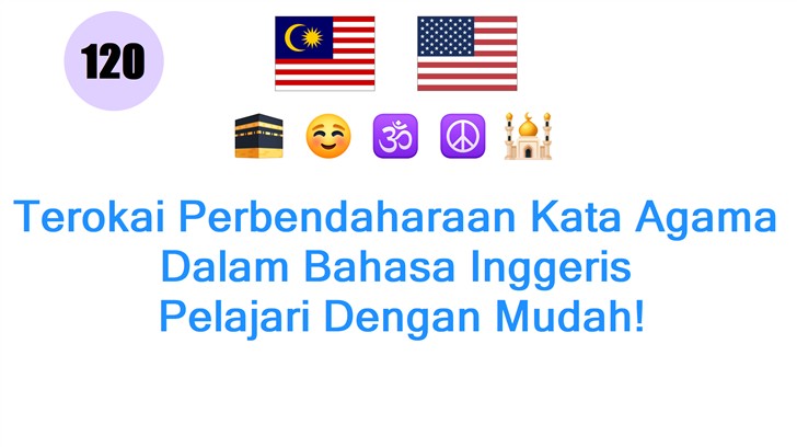 Terokai Perbendaharaan Kata Agama Dalam Bahasa Inggeris: Pelajari Dengan Mudah! Terokai Perbendaharaan Kata Agama Dalam Bahasa Inggeris: Pelajari Dengan Mudah!